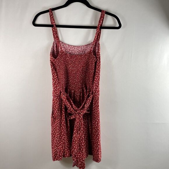 ❤️Last Chance Hollister red sleeveless floral print romper size S - Picture 5 of 10